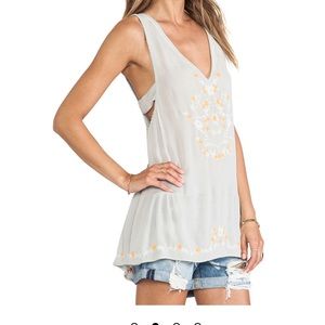 FREE PEOPLE “WILD STRAWBERRIES” TANK TANK SIZE S